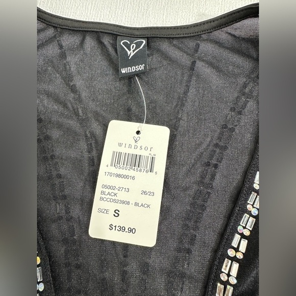 NWT windsor Jennie rhinestone formal gown size S - Picture 12 of 15